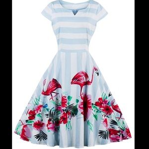 Flamingo Midi Dress!